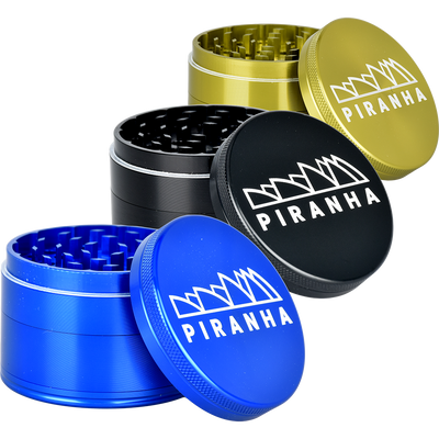 Piranha Aluminum Grinder | 4pc | 2.5" | Group