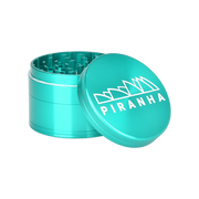 Piranha Aluminum Grinder | 4pc | 2.5" | Turquoise