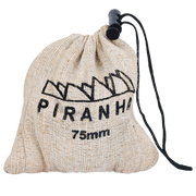 Piranha Aluminum Grinder | 4pc | 3" | Drawstring Pouch