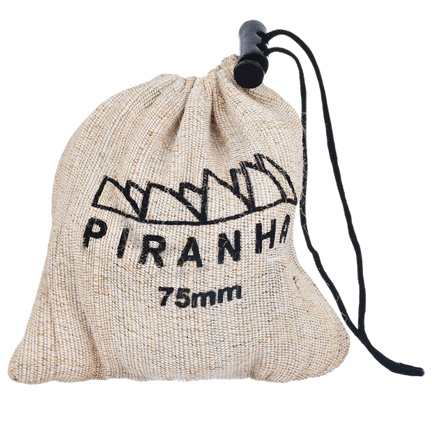 Piranha Aluminum Grinder | 4pc | 3" | Drawstring Pouch