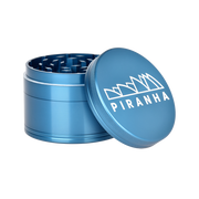 Piranha Aluminum Grinder | 4pc | 3" | Blue