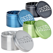 Piranha Aluminum Grinder | 4pc | 3" | Group