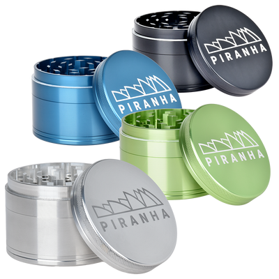 Piranha Aluminum Grinder | 4pc | 3" | Group