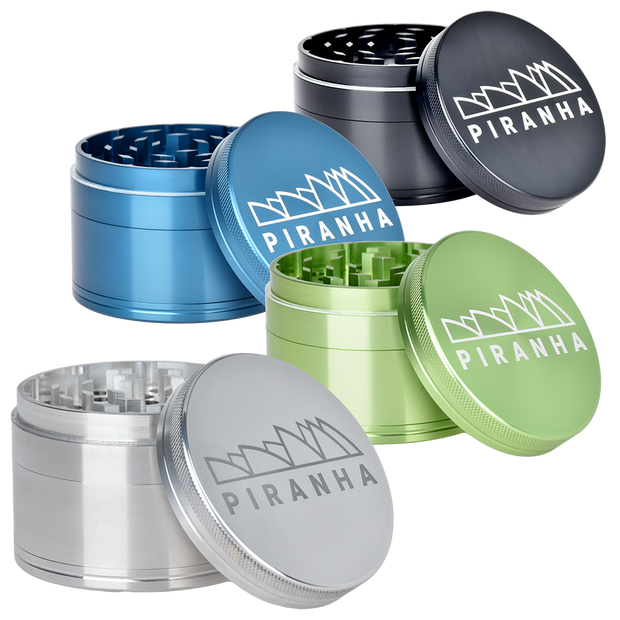 Piranha Aluminum Grinder | 4pc | 3" | Group