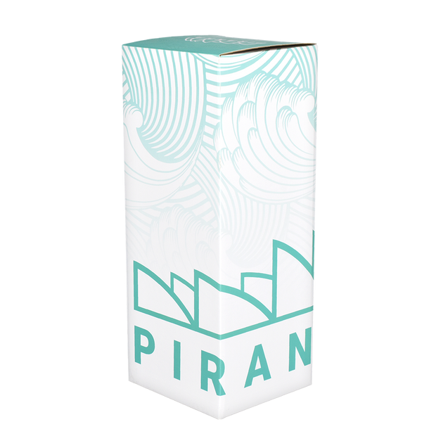 Piranha Logo Beaker Bong | Packaging