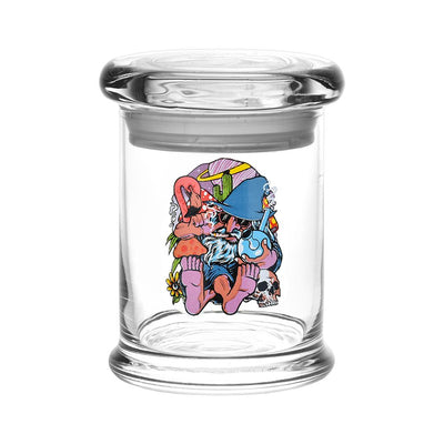 Pulsar 420 Jars | Pop Top Jar | Flamingo Wizard | Medium