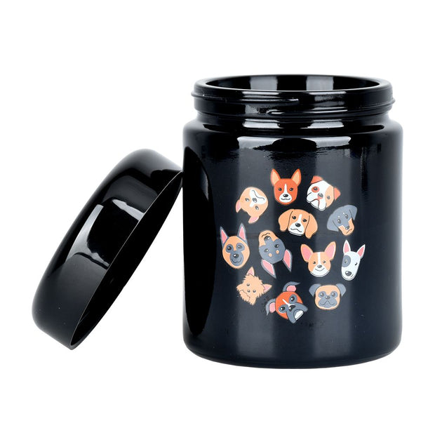 2x Stash Jar - Honeypuff Storage Jars (Black-Silver) Smell Proof/Airti –  EveryMarket