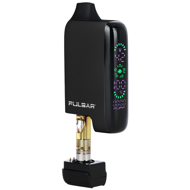 Pulsar 510 DL 5.0 Auto-Draw Vape Bar | Black | Cartridge View