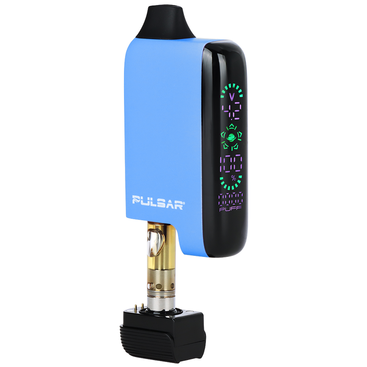 Pulsar 510 DL 5.0 Auto-Draw Vape Bar | Blue | Cartridge View