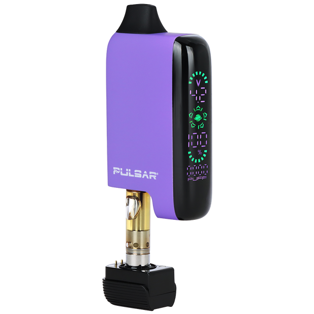 Pulsar 510 DL 5.0 Auto-Draw Vape Bar | Purple | Cartridge View