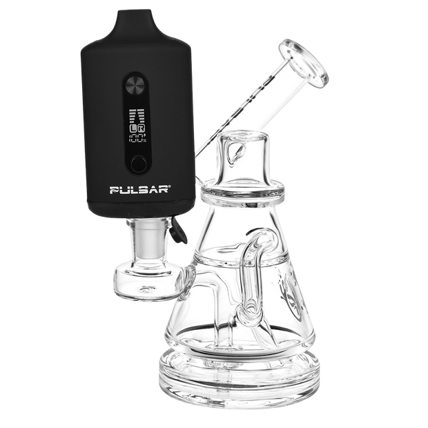 Pulsar 510 DL Tandem Dual Cartridge Vape Bar | Water Pipe Adapter In Use