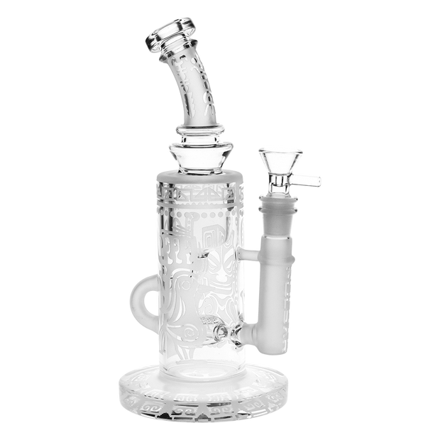 Pulsar Ancient Knowledge Klein Recycler Bong | Front View