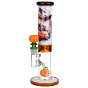 Pulsar Anime Witch Straight Tube Bong | Front View