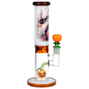 Pulsar Anime Witch Straight Tube Bong | Side View