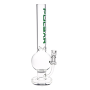 Pulsar Buxom Bubble Fritted Disc Bong | Medium | Front View