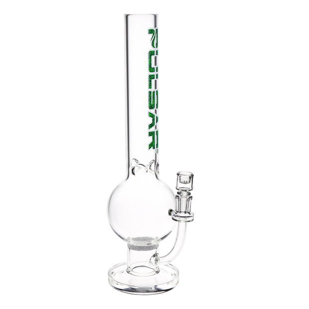 Pulsar Buxom Bubble Fritted Disc Bong | Medium | Front View