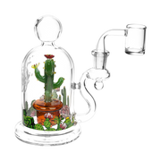 Pulsar Cactus Terrarium Dab Rig | Side View