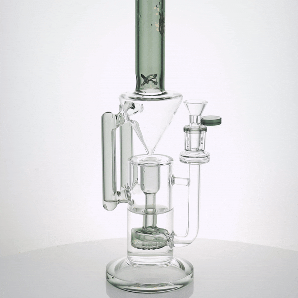 Pulsar Cliffhanger Gravity Recycler Bong | Front View | Function Showcase