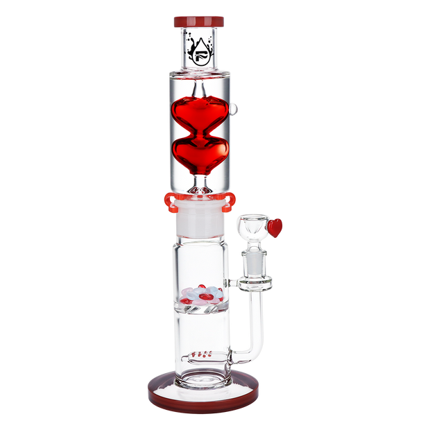 Pulsar Cold Hearted Glycerin Stacker Bong | Front View