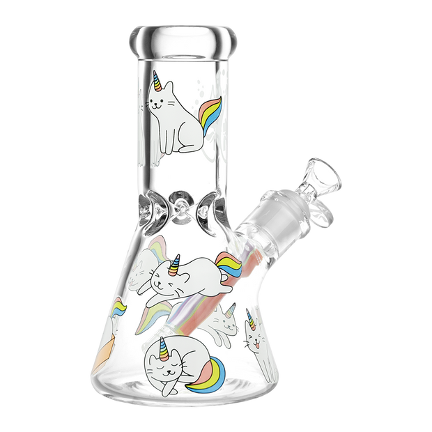 Pulsar Design Series Beaker Bong | Caticorns | Back View