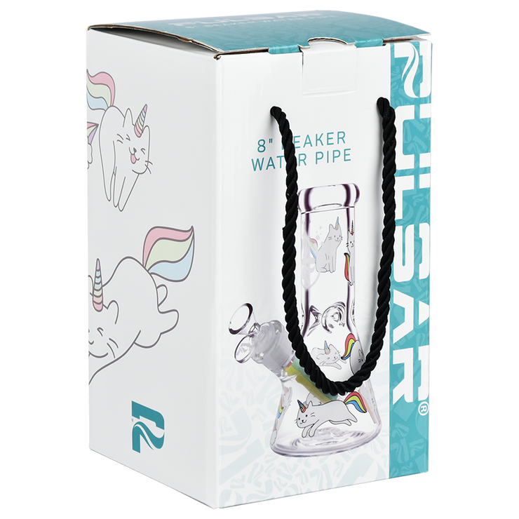 Pulsar Design Series Beaker Bong | Caticorns | Gift Box Packaging