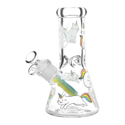 Pulsar Design Series Beaker Bong | Caticorns | Front View