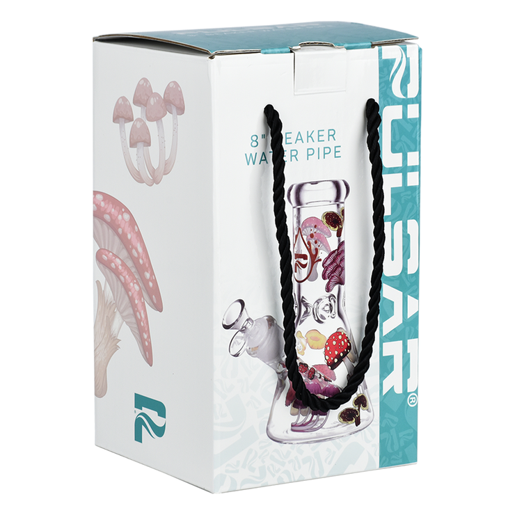 Pulsar Design Series Beaker Bong | Eat Me | Gift Box Packaging