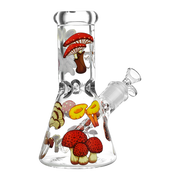 Pulsar Design Series Beaker Bong | Eat Me | Back View