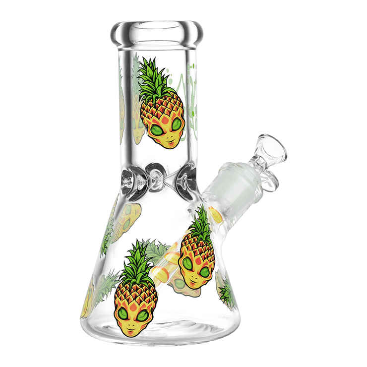 Pulsar Design Series Beaker Bong | Pinealien | Back View