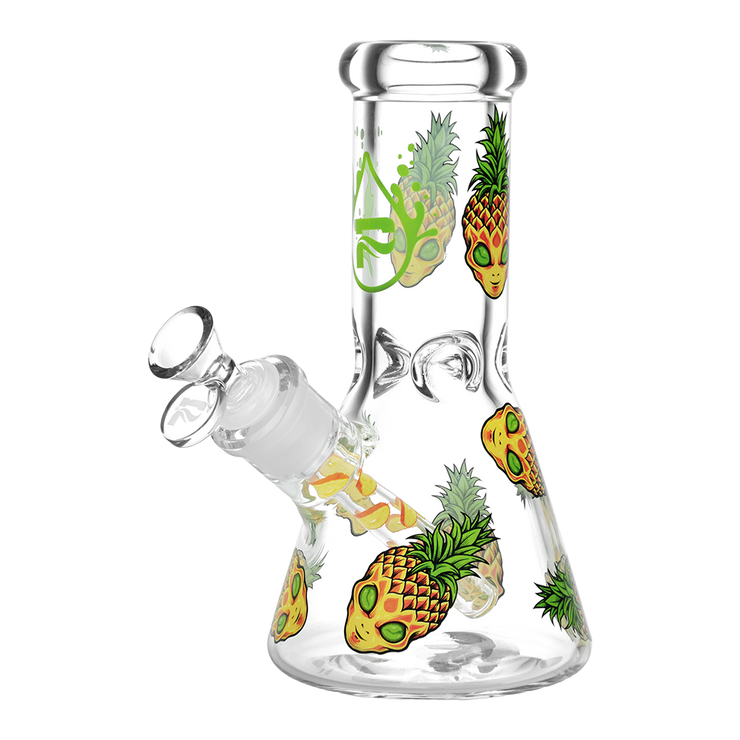 Pulsar Design Series Beaker Bong | Pinealien | Front View