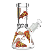 Pulsar Design Series Beaker Bong | Pizza | Back View