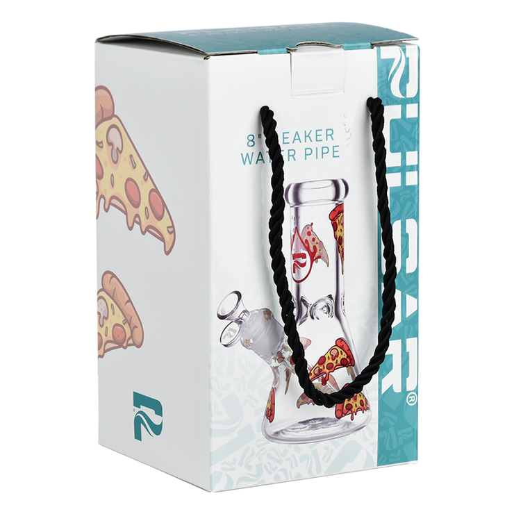 Pulsar Design Series Beaker Bong | Pizza | Gift Box Packaging