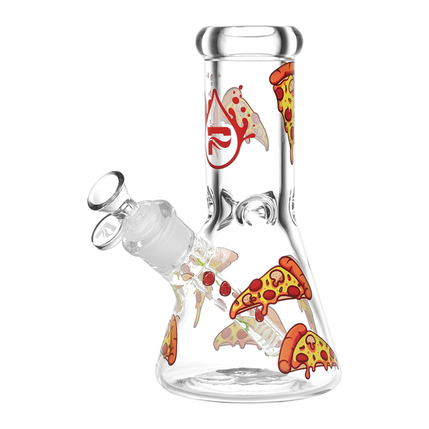 Pulsar Design Series Beaker Bong | Pizza | Front View