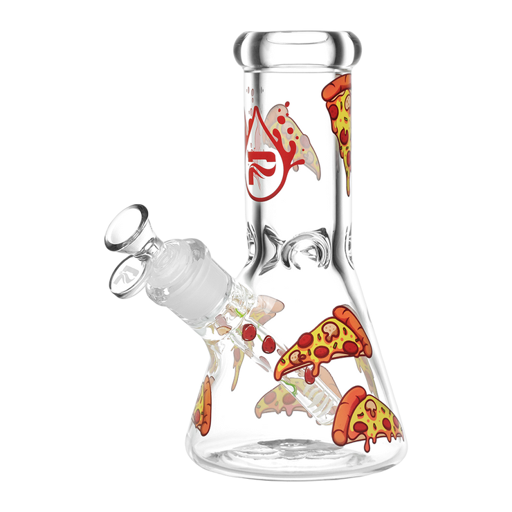 Pulsar Design Series Beaker Bong | Pizza | Front View