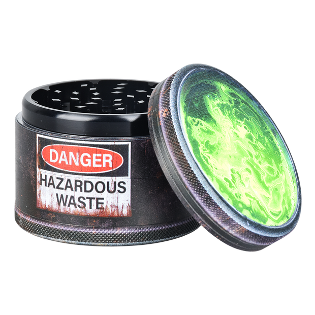 Pulsar Design Series Grinder | Toxic Waste | Open View