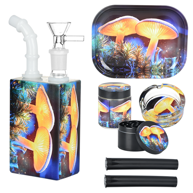 Pulsar Design Series Smoker's Travel Kit | Mystical Mushrooms | Contents