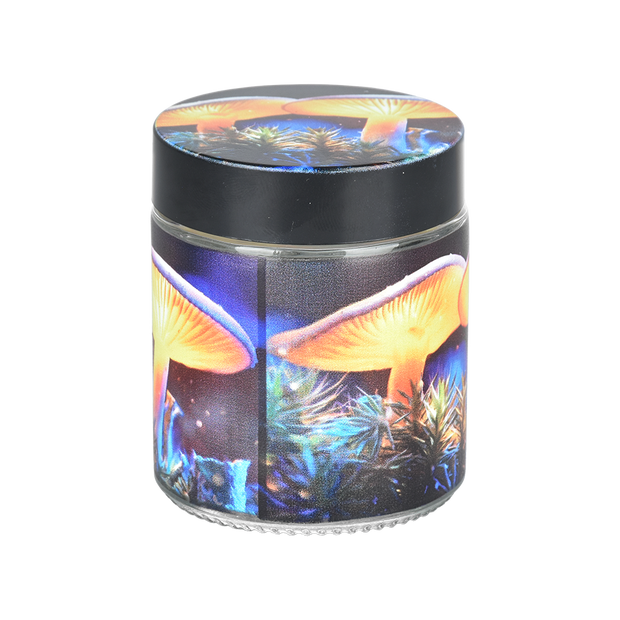 Pulsar Design Series Smoker's Travel Kit | Mystical Mushrooms | Stash Jar