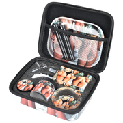 Pulsar Design Series Smoker's Travel Kit | Pineapple Bums | Carry Case Open View