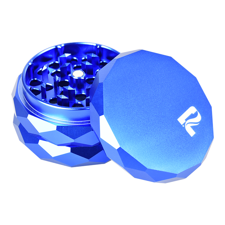 Pulsar Diamond Faceted Herb Grinder | Blue