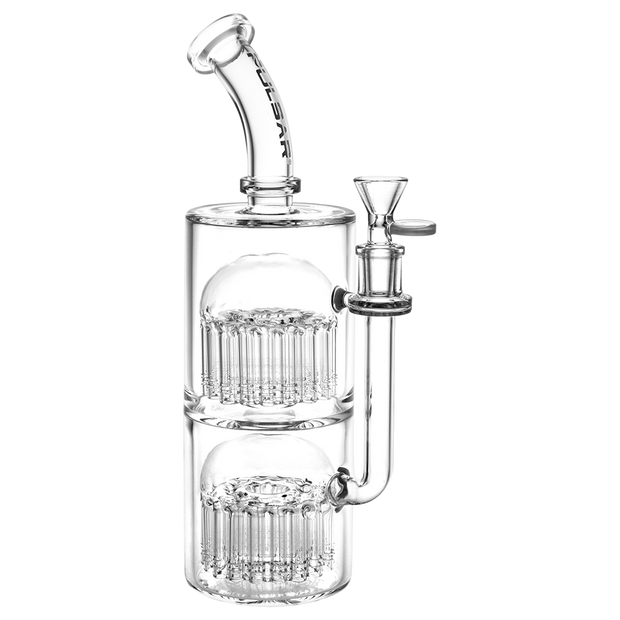 Pulsar Double Stack King Jellyfish Bong | Front View