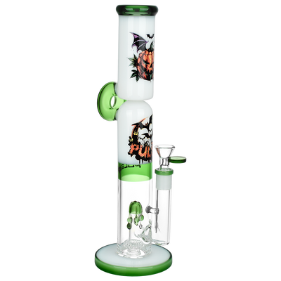 Pulsar Double Stacked Halloween Bong | Frontal View