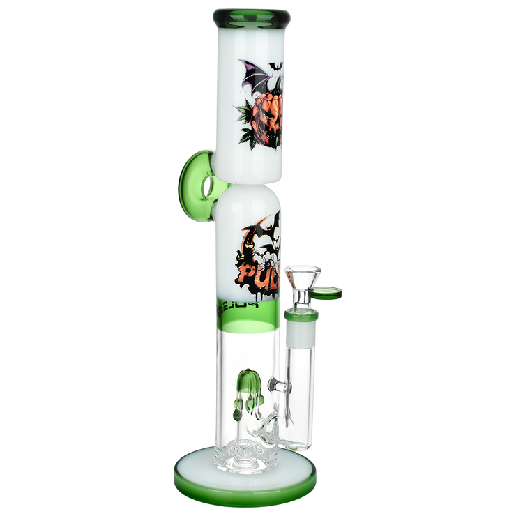 Pulsar Double Stacked Halloween Bong | Frontal View