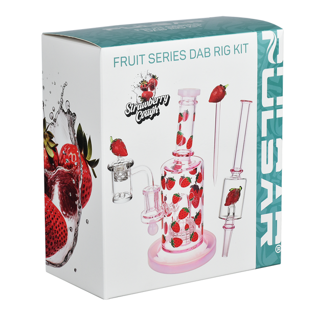Pulsar Fruit Series Wax Pipe Duo | Strawberry Cough | Gift Box Packaging