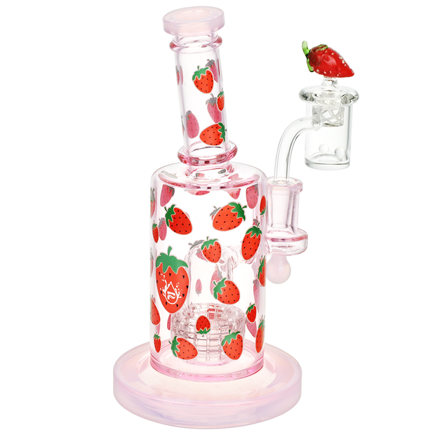 Pulsar Fruit Series Wax Pipe Duo | Strawberry Cough | Dab Rig | Back View