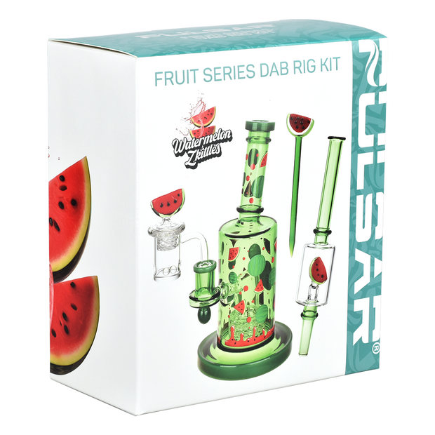 Pulsar Fruit Series Wax Pipe Duo | Watermelon Zkittles | Gift Box Packaging