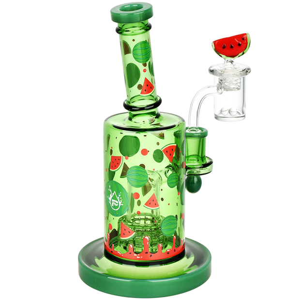 Pulsar Fruit Series Wax Pipe Duo | Watermelon Zkittles | Dab Rig | Back View