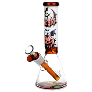 Pulsar Halloween Scene Beaker Bong | Front View