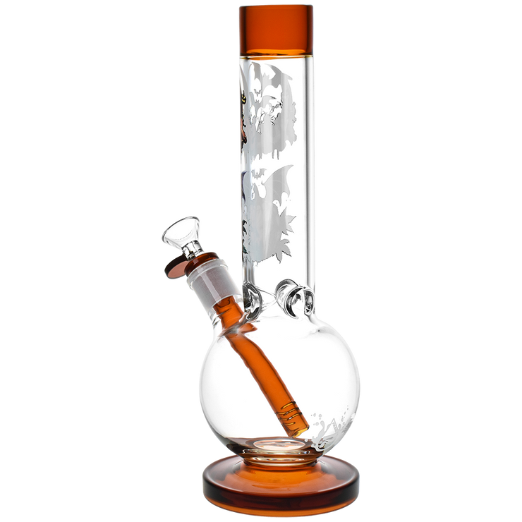 Pulsar Halloween Scene Bubble Bong | Back View