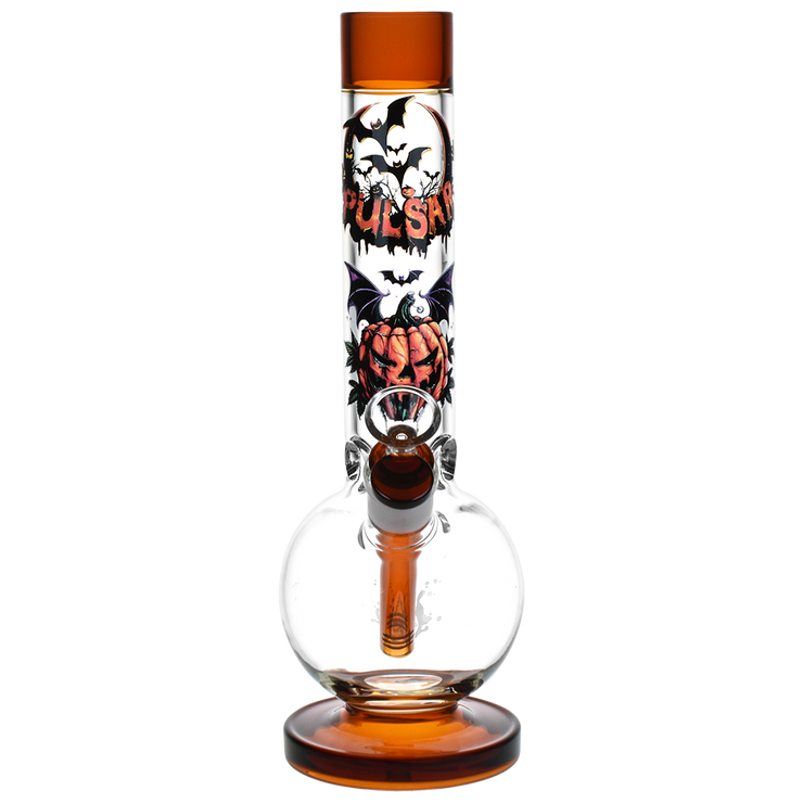 Pulsar Halloween Scene Bubble Bong | Front View