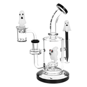 Pulsar Haunted Ghosts Dab Rig Set | Frontal Side View